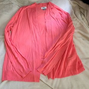 Express Coral Cardigan
